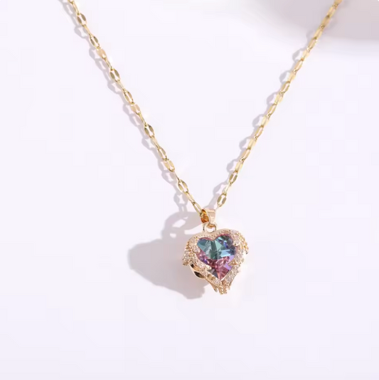 オーシャンハートネックレス